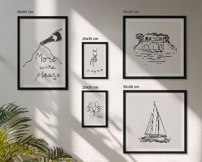 Conjunto de 5 quadros decorativos Gráficos de vinho elegantes para relaxar