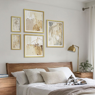 Galeria de parede Composições minimalistas abstratas