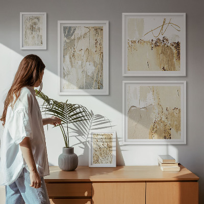 Galeria de parede Composições minimalistas abstratas