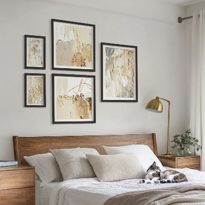 Galeria de parede Composições minimalistas abstratas