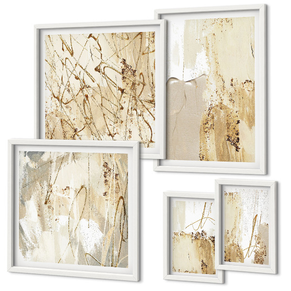 Galeria de parede Texturas abstratas modernas