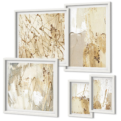 Galeria de parede Texturas abstratas modernas