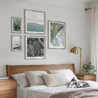 Parede galeria de quadros Plantas tropicais com o mar