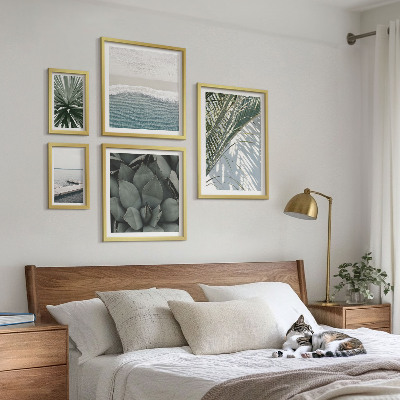 Parede galeria de quadros Plantas tropicais com o mar