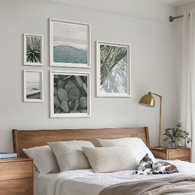 Parede galeria de quadros Plantas tropicais com o mar