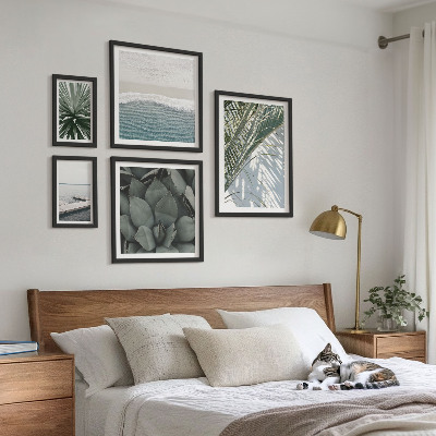 Parede galeria de quadros Plantas tropicais com o mar