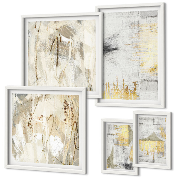 Galeria de parede Padrões abstratos elegantes