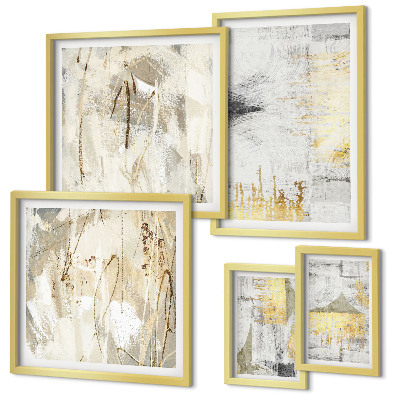 Galeria de parede Padrões abstratos elegantes