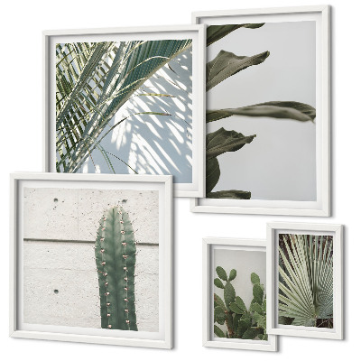 Galeria de parede Detalhes modernos com plantas