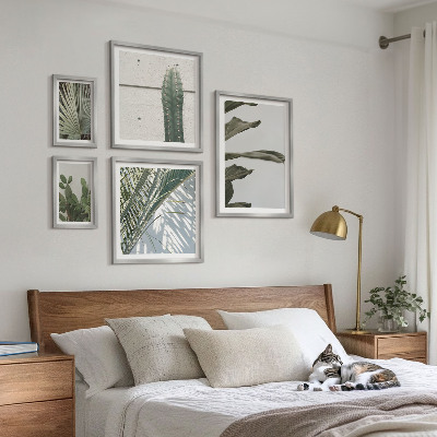 Galeria de parede Detalhes modernos com plantas