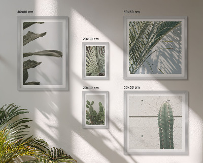 Galeria de parede Detalhes modernos com plantas