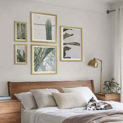 Galeria de parede Detalhes modernos com plantas