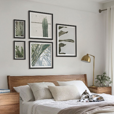 Galeria de parede Detalhes modernos com plantas