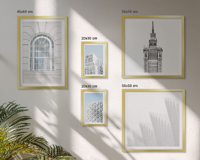 Parede galeria de quadros minimalismo na arquitetura moderna