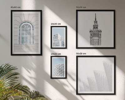 Parede galeria de quadros minimalismo na arquitetura moderna