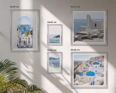 Parede galeria de quadros Vistas da Grécia mediterrânea