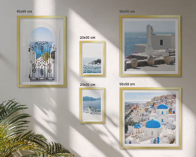 Parede galeria de quadros Vistas da Grécia mediterrânea