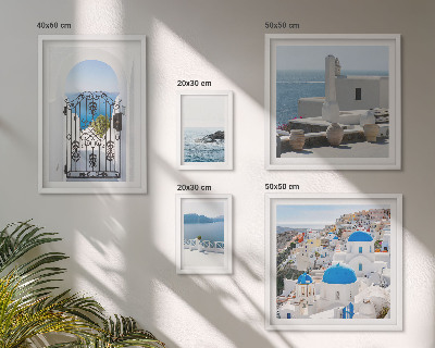 Parede galeria de quadros Vistas da Grécia mediterrânea