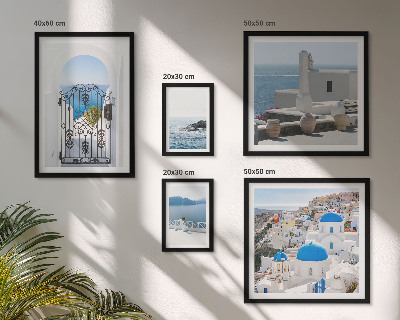 Parede galeria de quadros Vistas da Grécia mediterrânea