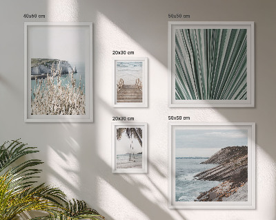 Galeria de parede Praias litorâneas tropicais