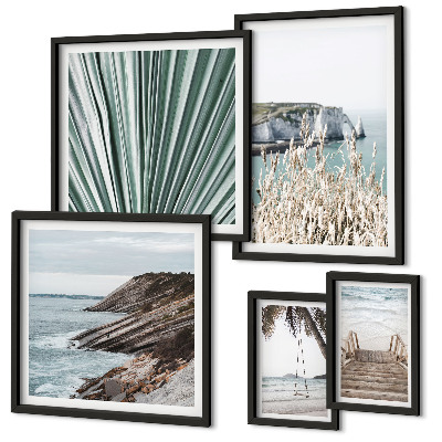 Galeria de parede Praias litorâneas tropicais