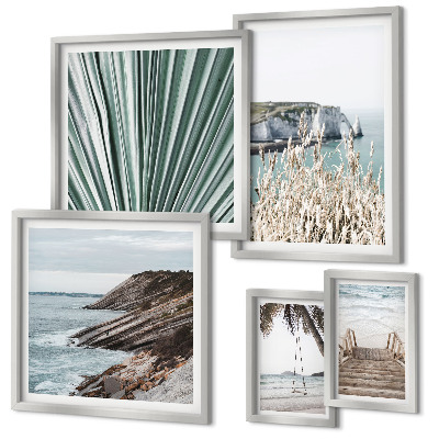 Galeria de parede Praias litorâneas tropicais
