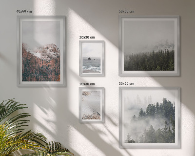 Parede galeria de quadros Paisagens, montanhas, florestas, nuvens