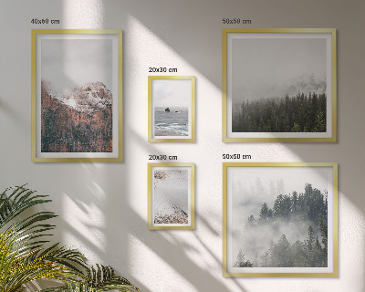 Parede galeria de quadros Paisagens, montanhas, florestas, nuvens