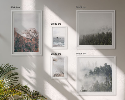 Parede galeria de quadros Paisagens, montanhas, florestas, nuvens