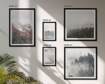 Parede galeria de quadros Paisagens, montanhas, florestas, nuvens