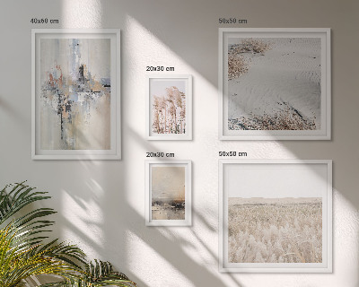 Conjunto de 5 quadros decorativos Decorações elegantes, minimalismo natural