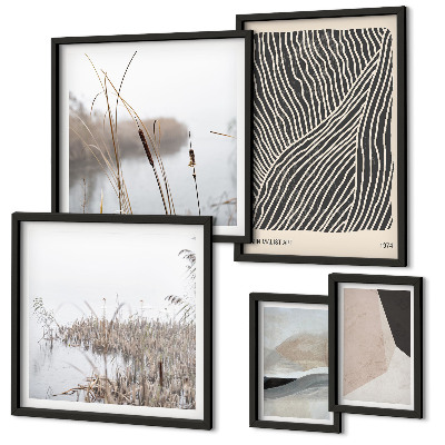 Galeria de parede Arte minimalista da natureza