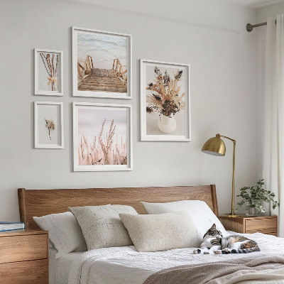 Parede galeria de quadros Plantas secas e água com estilo