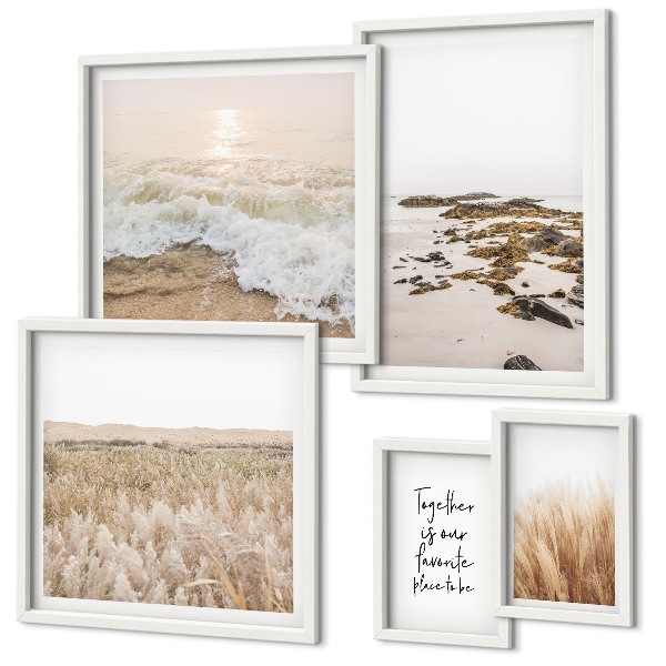 Galeria de parede Paisagens naturais de praia