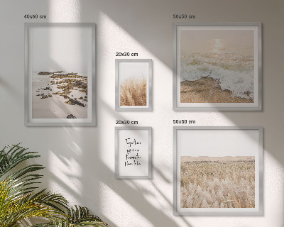 Galeria de parede Paisagens naturais de praia