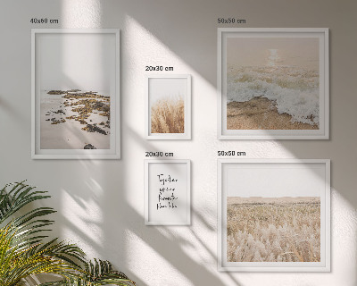 Galeria de parede Paisagens naturais de praia