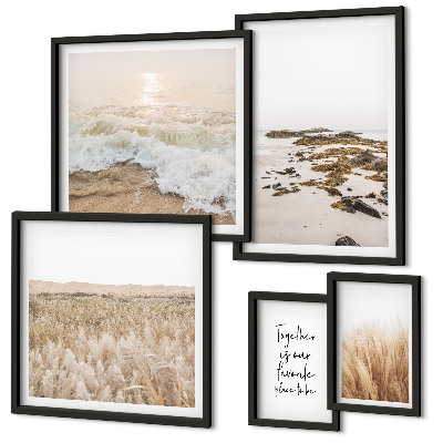 Galeria de parede Paisagens naturais de praia