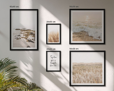 Galeria de parede Paisagens naturais de praia