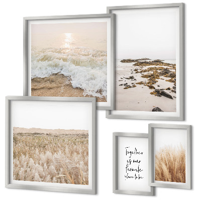 Galeria de parede Paisagens naturais de praia