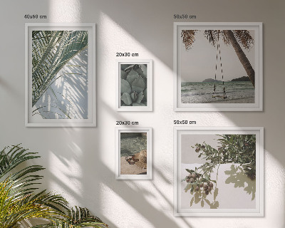 Parede galeria de quadros Plantas tropicais relaxantes