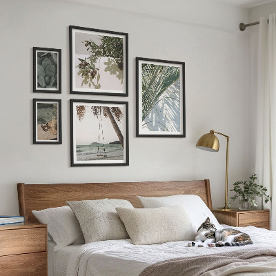 Parede galeria de quadros Plantas tropicais relaxantes