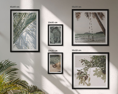 Parede galeria de quadros Plantas tropicais relaxantes
