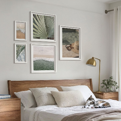 Galeria de parede Temas aquáticos elegantes para férias