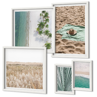 Galeria de parede Vistas de praia tropical