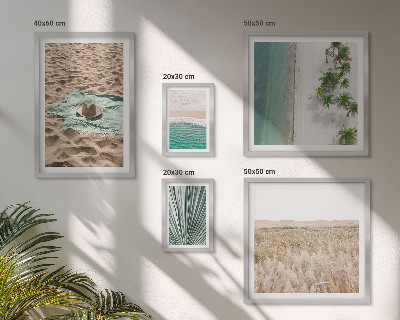 Galeria de parede Vistas de praia tropical