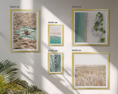 Galeria de parede Vistas de praia tropical