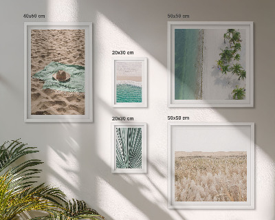 Galeria de parede Vistas de praia tropical