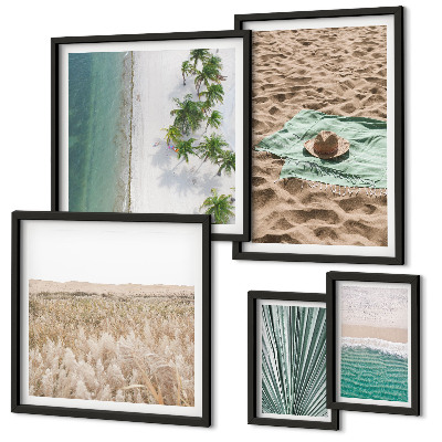 Galeria de parede Vistas de praia tropical