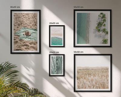 Galeria de parede Vistas de praia tropical