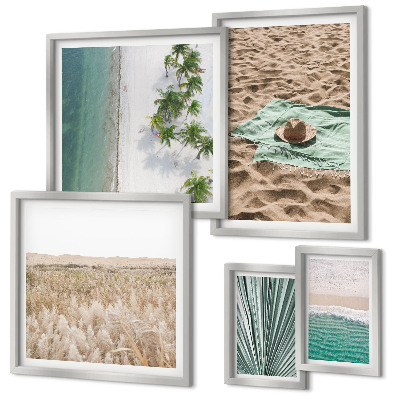 Galeria de parede Vistas de praia tropical